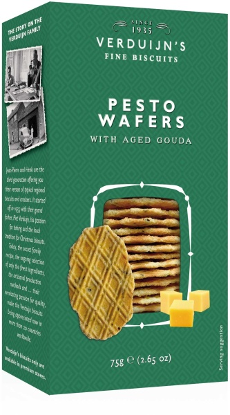Verduijns | Pesto Waffeln mit Gouda